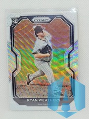 2021 Panini Prizm Rookie White Wave Parallel #20 Ryan Weathers Padres